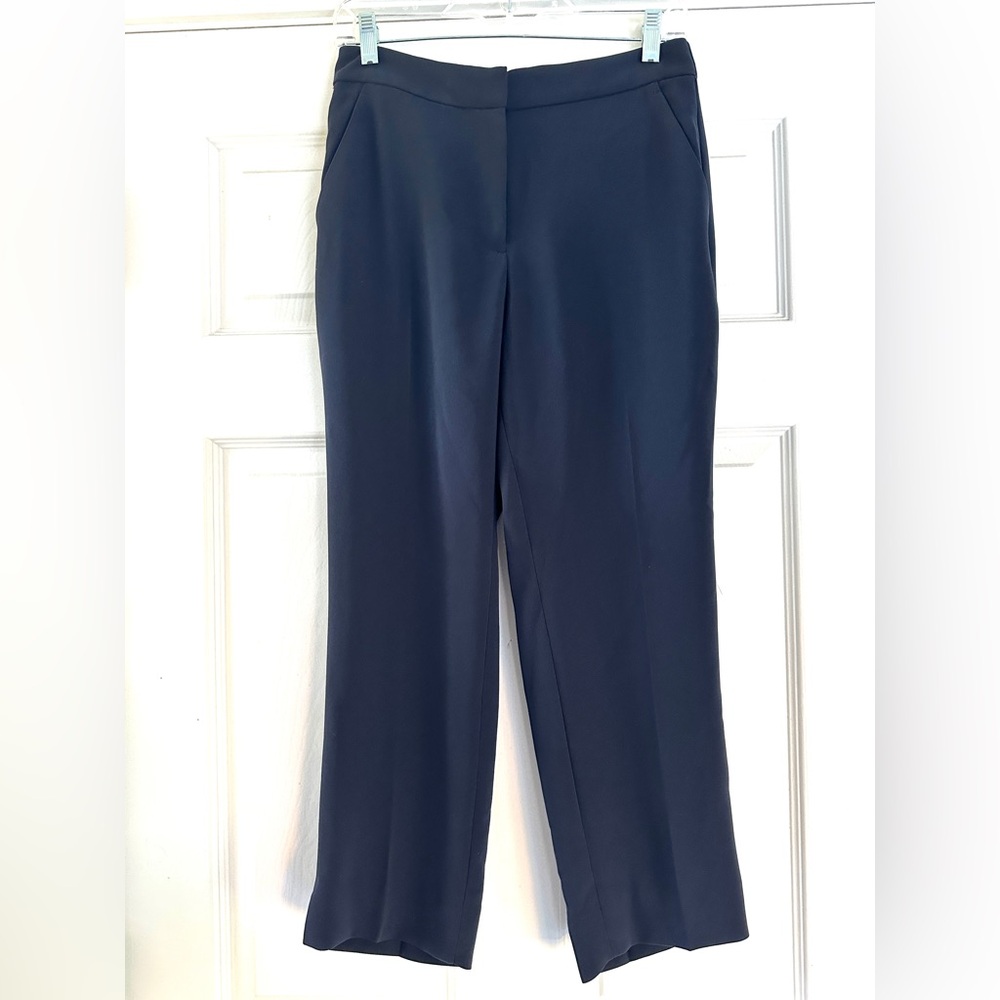 J. Crew Classic Cropped Navy Trousers